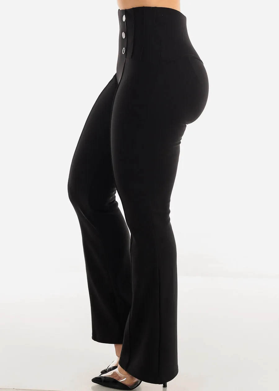Butt Lifting Black Dressy Bootcut Pants sold by Moda product image thumbnail 4