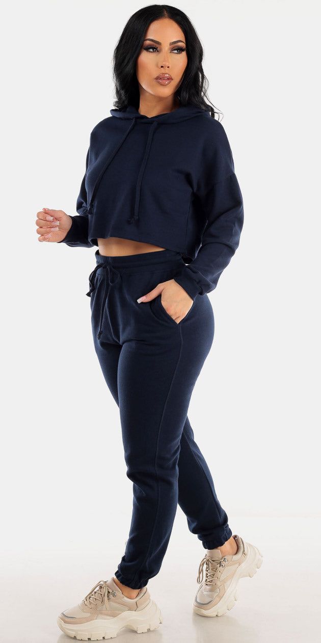 Navy Jogger Pants Combo sold by Moda