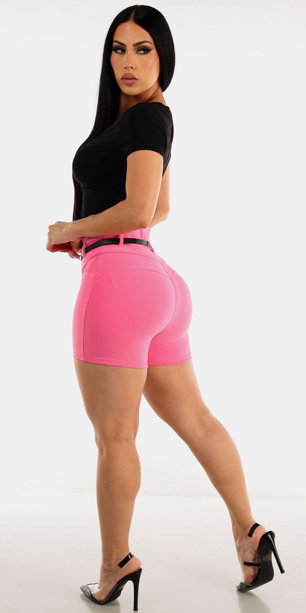 Vneck Black Butt Lift Pink Outfit sold by Moda product image thumbnail 2