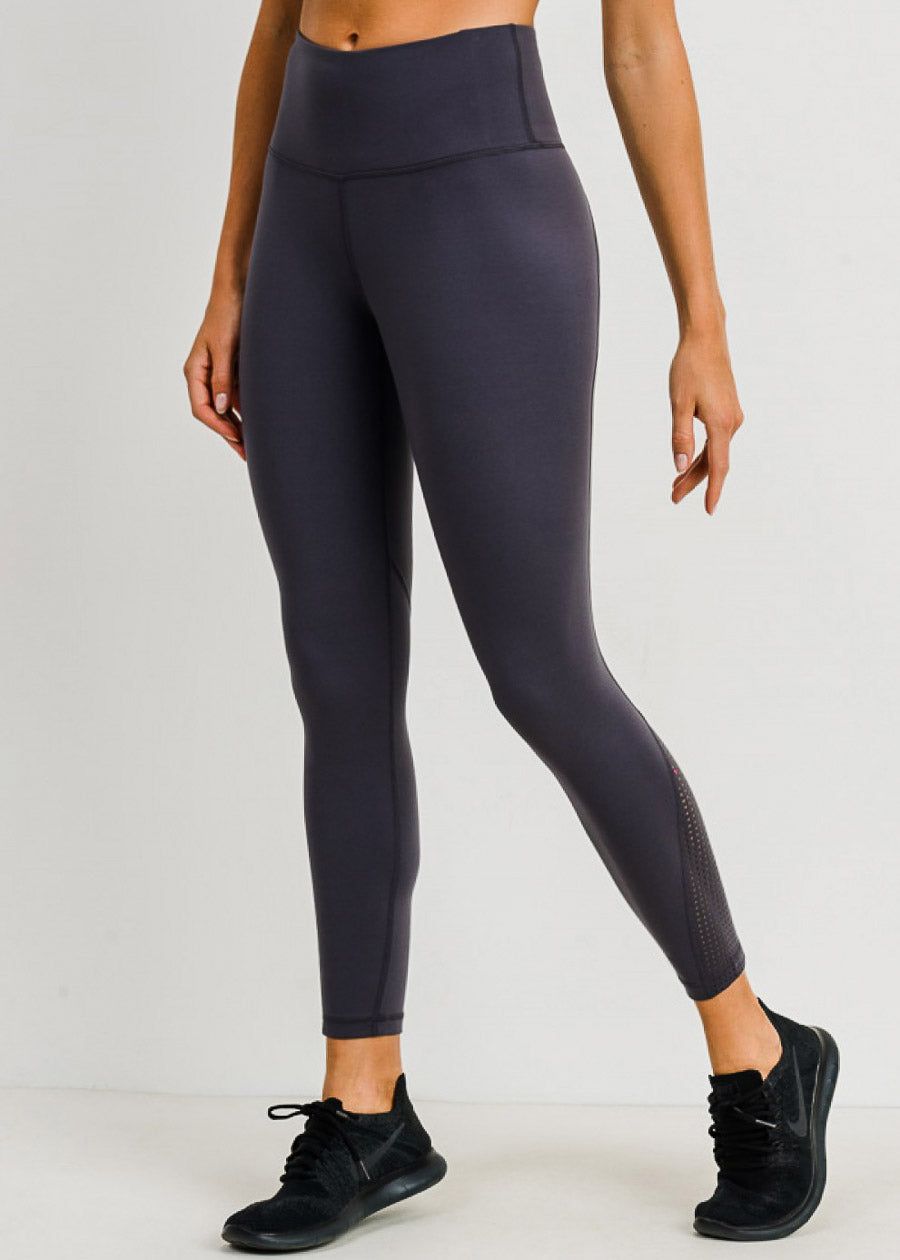 High Rise Sweetheart Butt Activewear Leggings Charcoal sold by Moda product image thumbnail 3