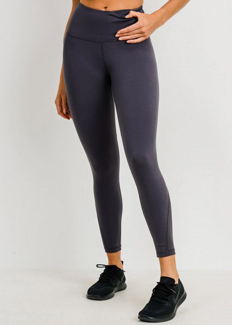 High Rise Sweetheart Butt Activewear Leggings Charcoal sold by Moda product image thumbnail 2