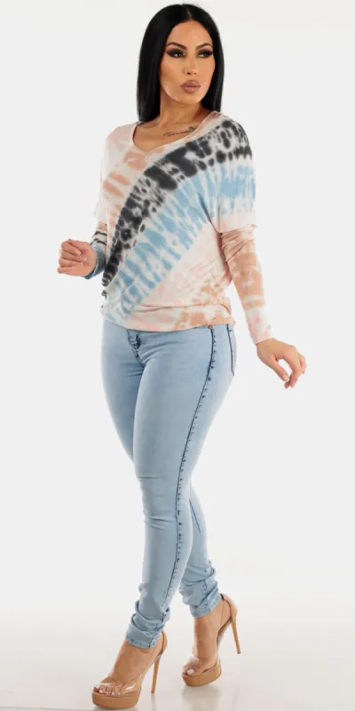Acid Wash Skinnies Tunic Combo sold by Moda