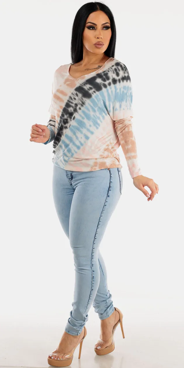 Acid Wash Skinnies Tunic Combo sold by Moda
