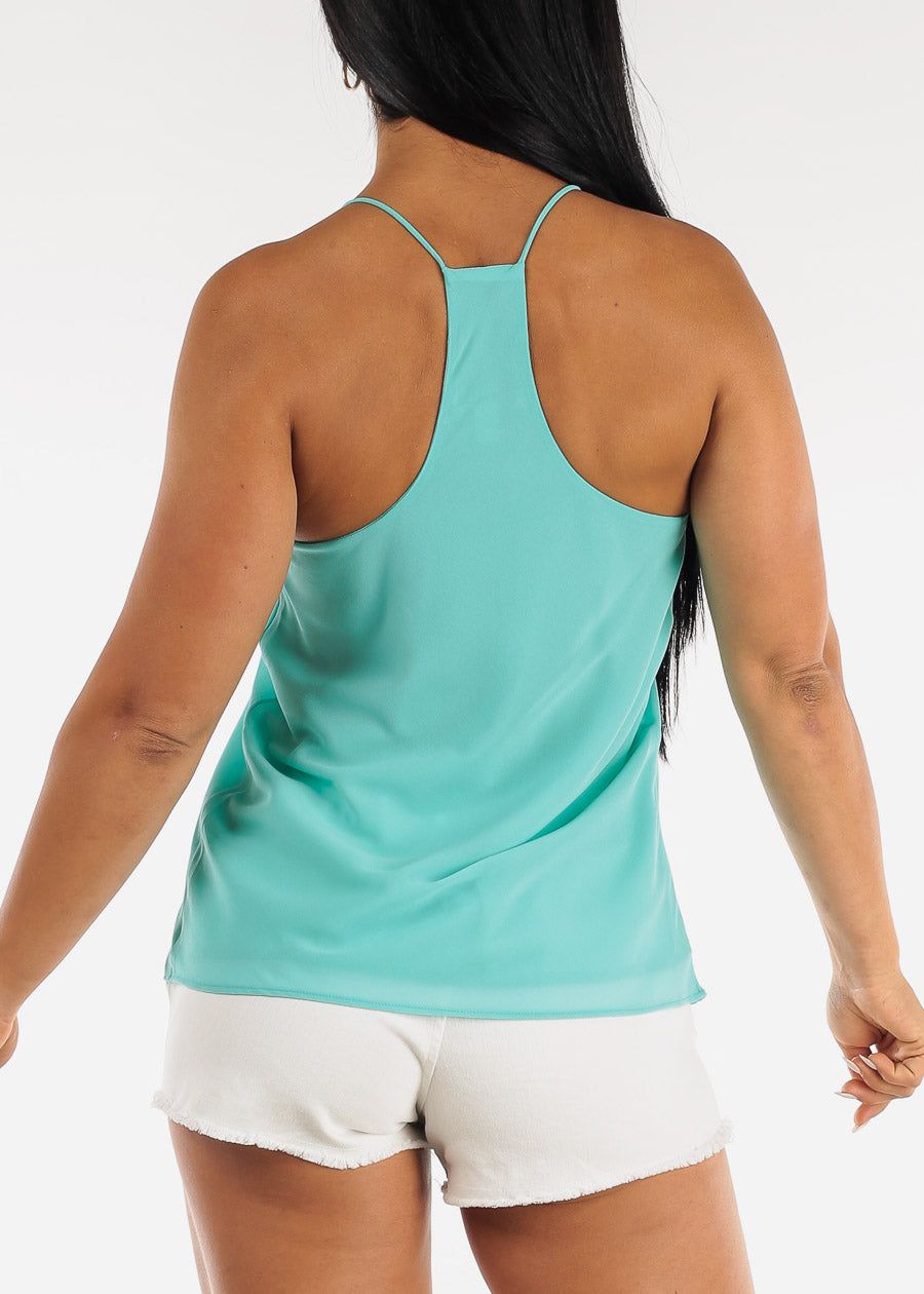 Sleeveless Chiffon Cami Top Aqua sold by Moda product image thumbnail 4