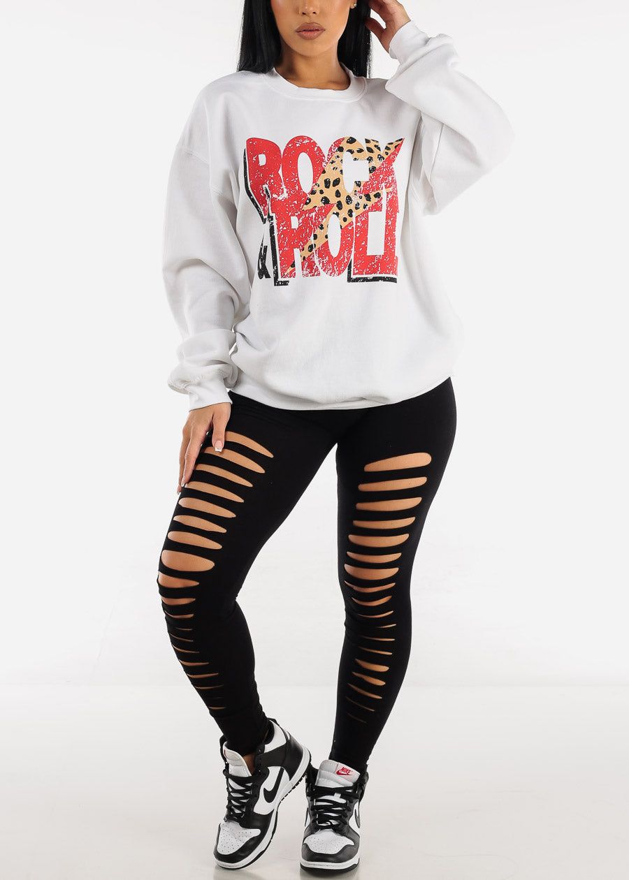 Mid Rise Black Cut Out Leggings sold by Moda product image thumbnail 2