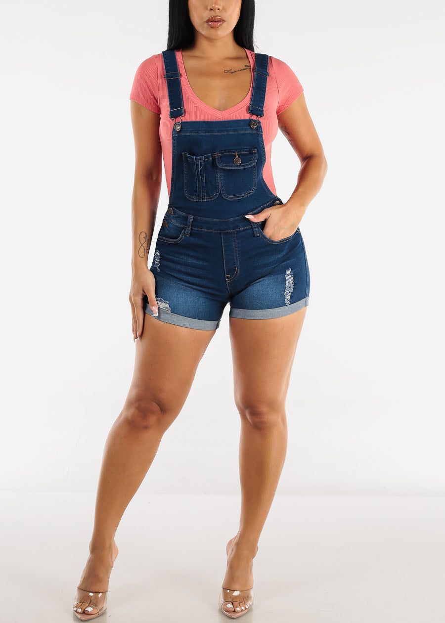 Ribbed Vneck Short Sleeve Crop Top Rose sold by Moda product image thumbnail 2