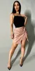 Backless Cami Pleather Mauve Set sold by Moda