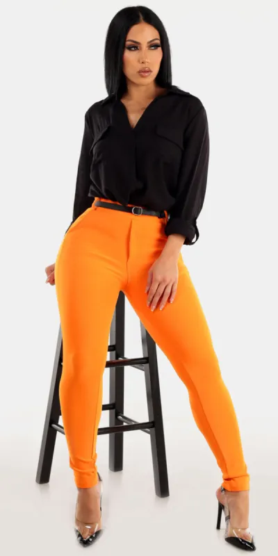 Butt Lift Orange Skinnies Combo sold by Moda