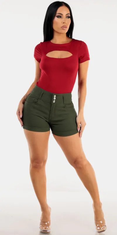 Cut Out Stretchy Butt Lift Combo sold by Moda