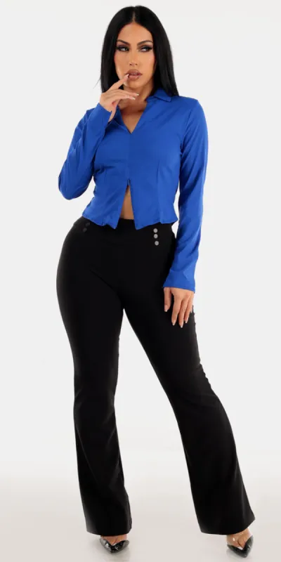 Butt Lift Black Bootcut Outfit sold by Moda