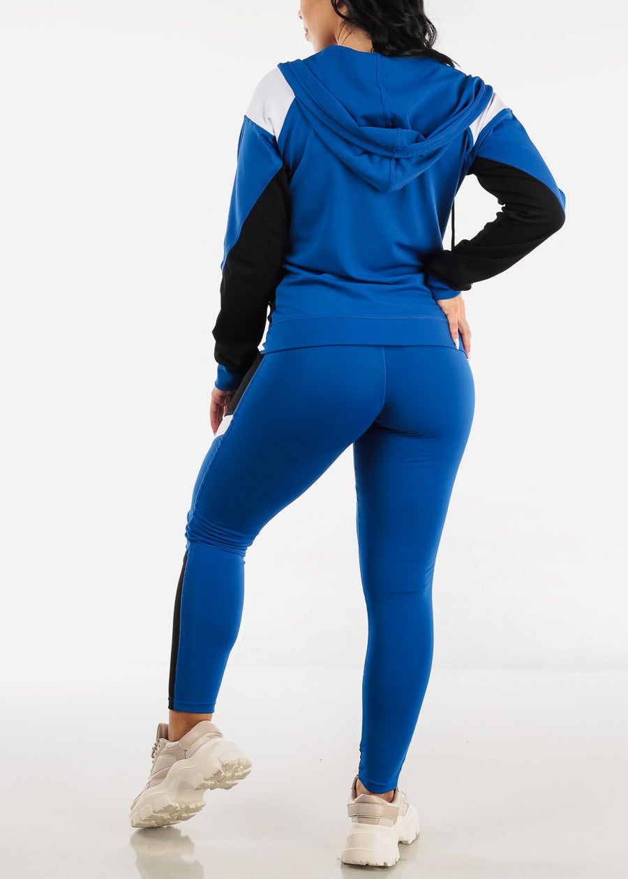 Blue Activewear Jacket, Sports Bra & Leggings (3 PCE SET) sold by Moda product image thumbnail 5