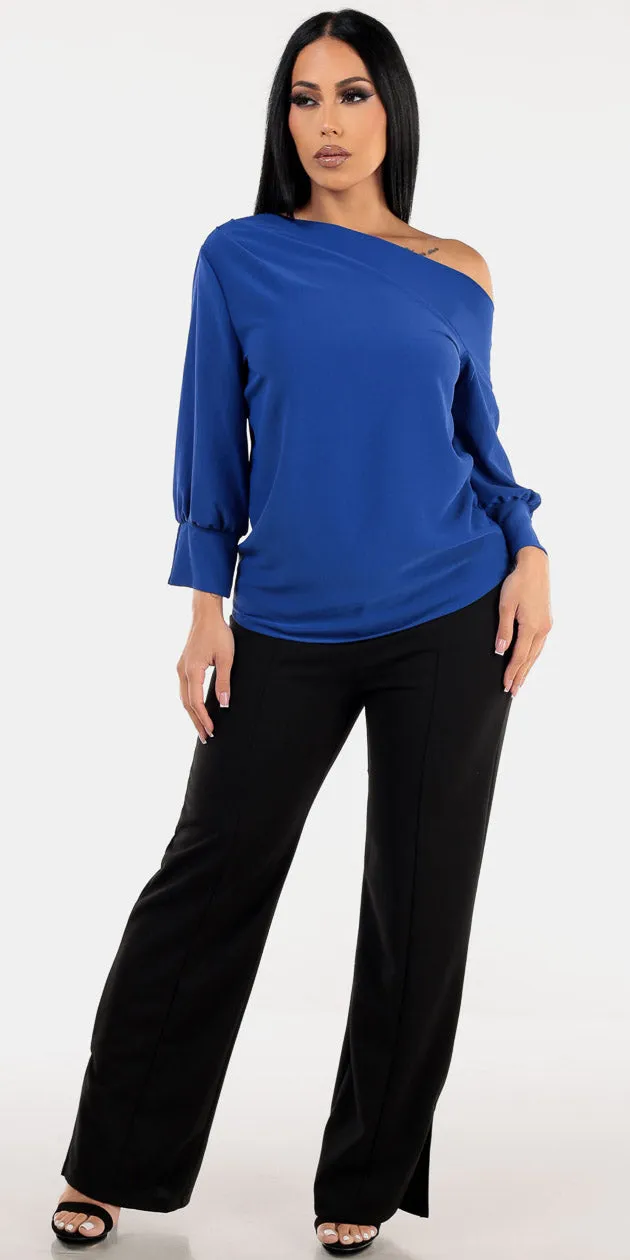 Black Dressy Pants Look sold by Moda