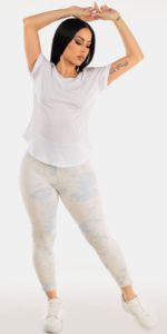 Printed Workout Leggings Combo sold by Moda