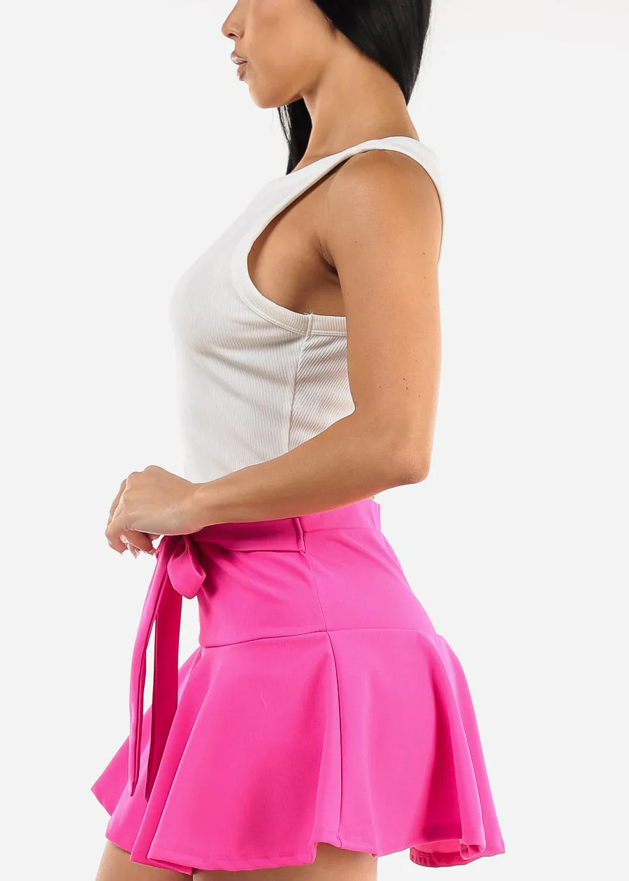 White Sleeveless Crewneck Ribbed Crop Top sold by Moda product image thumbnail 3