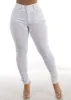 High Waisted White Butt Lifting Jeggings sold by Moda