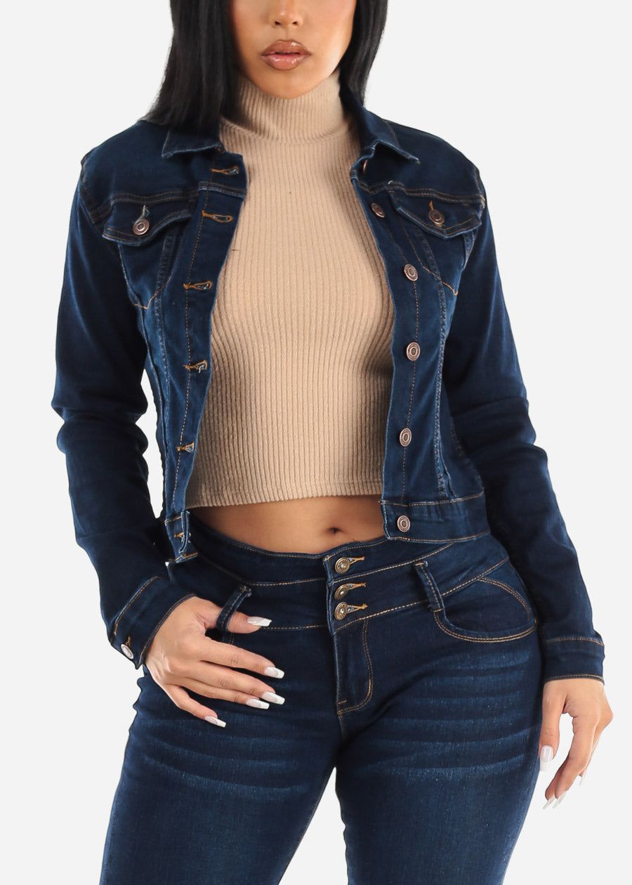 Long Sleeve Mock Neck Cropped Sweater Top Taupe sold by Moda product image thumbnail 5