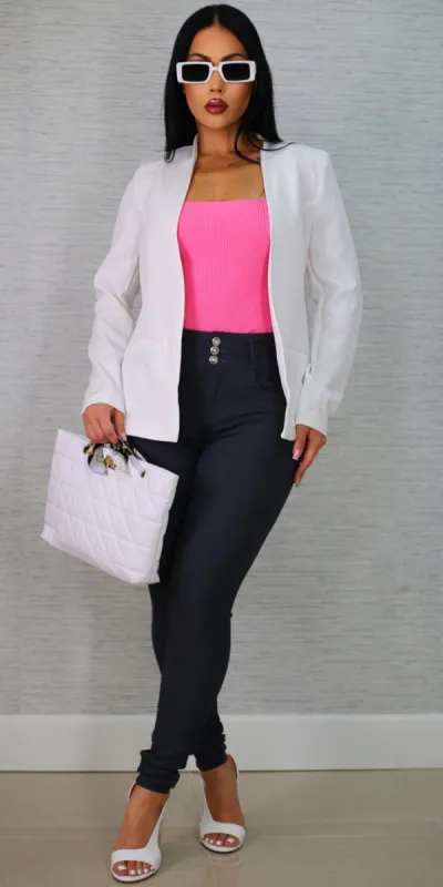 Blazer Pink Butt Lift Skinnies Trio sold by Moda
