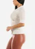 White Quarter Sleeve Ruched Collared Blouse sold by Moda