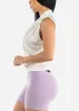 Sleeveless Surplice White Top sold by Moda