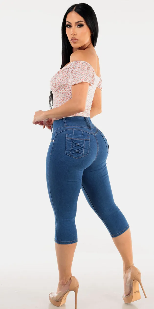 Floral Butt Lift Denim Combo sold by Moda product image thumbnail 2