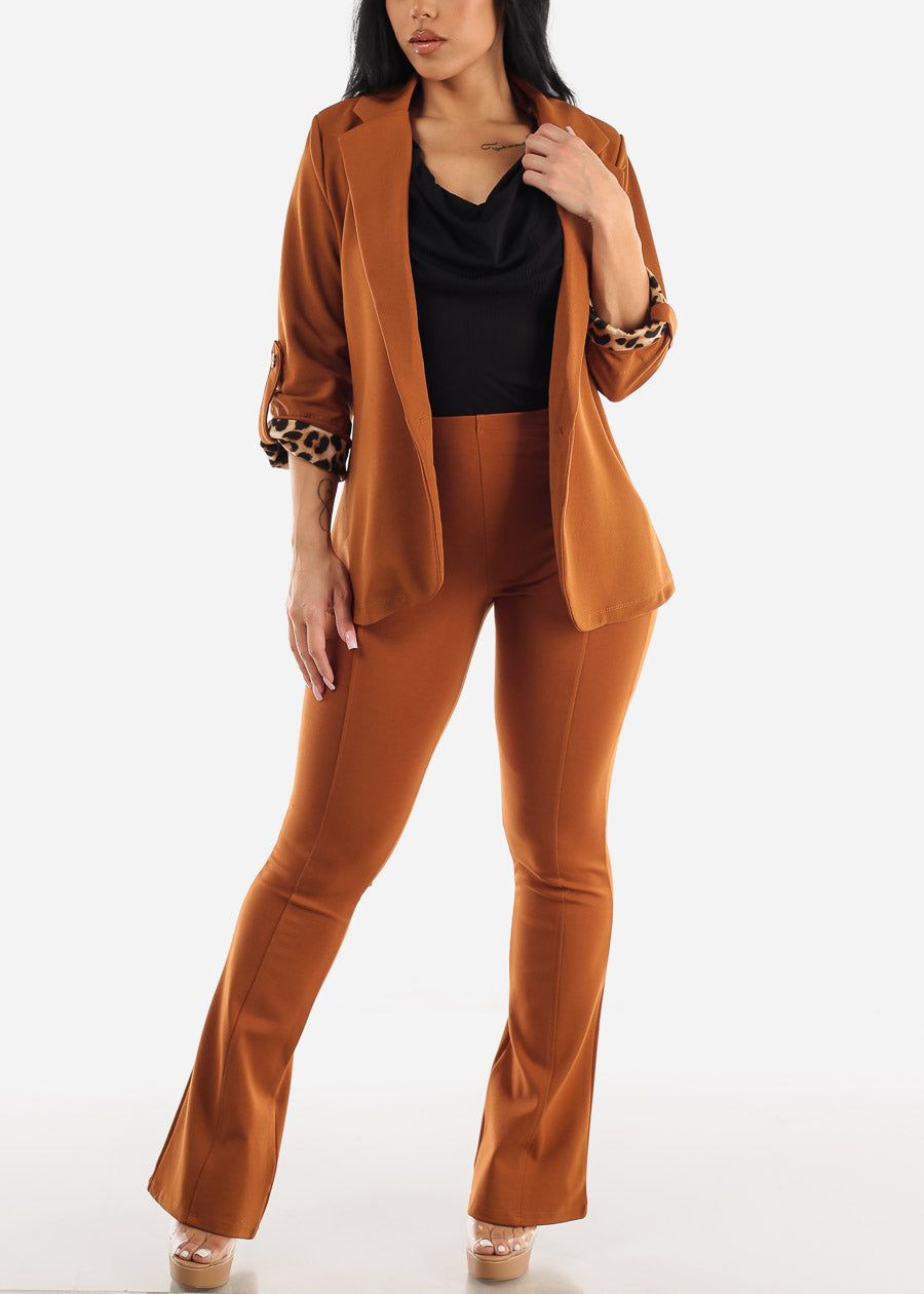 Ribbed Long Sleeve Black Cowl Neck Fitted Top sold by Moda product image thumbnail 2