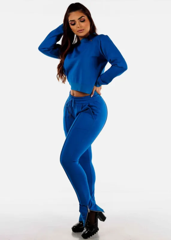 Blue Tracksuit (2 PCE SET) sold by Moda