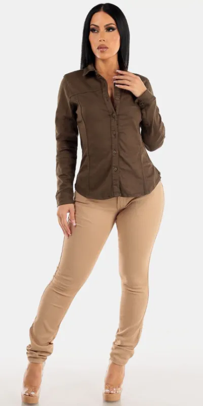 Khaki and Olive Push Up Outfit sold by Moda