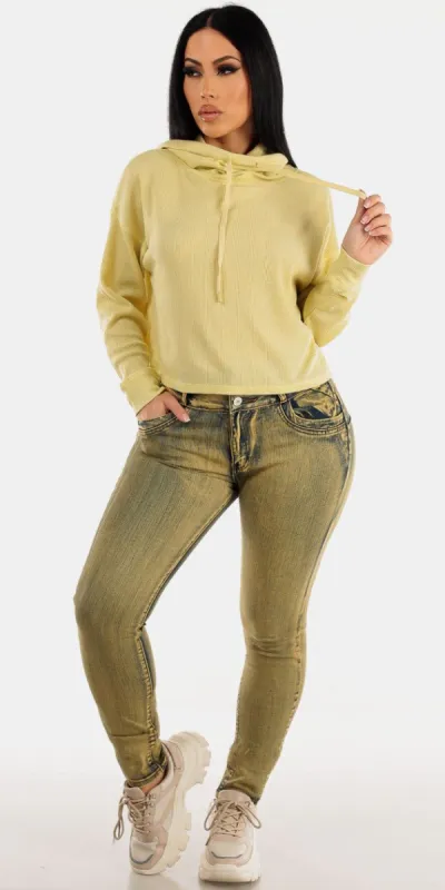 Pullover Butt Lift Skinnies Set sold by Moda