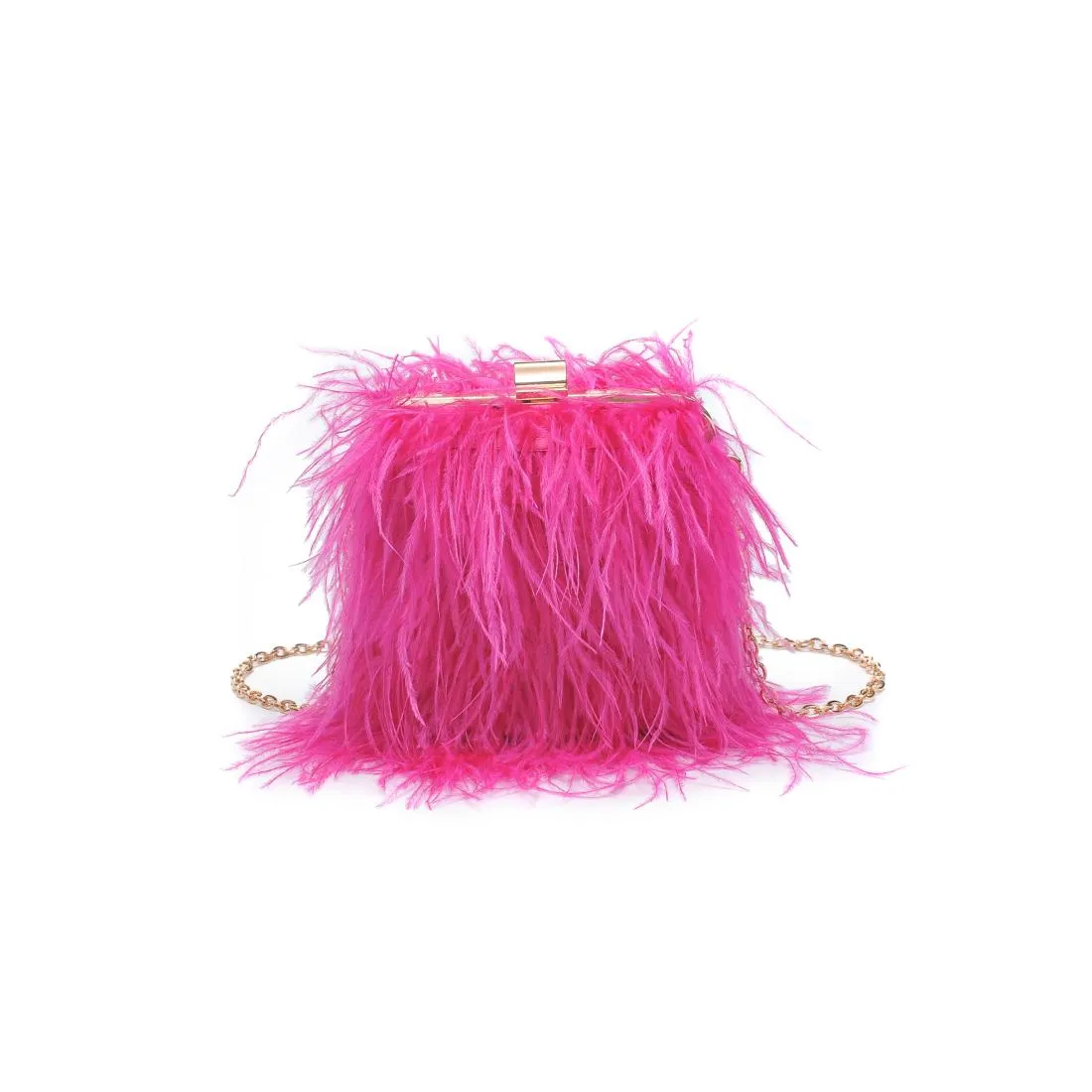 Feathered Flair Evening Bag sold by Moda Luxe product image thumbnail 5