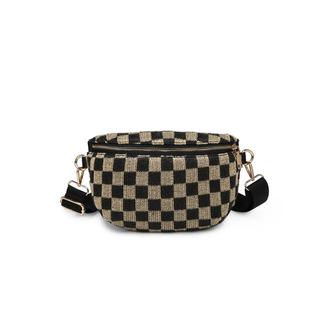 Gizelle - Large Checker Belt Bag sold by Moda Luxe product image thumbnail 5