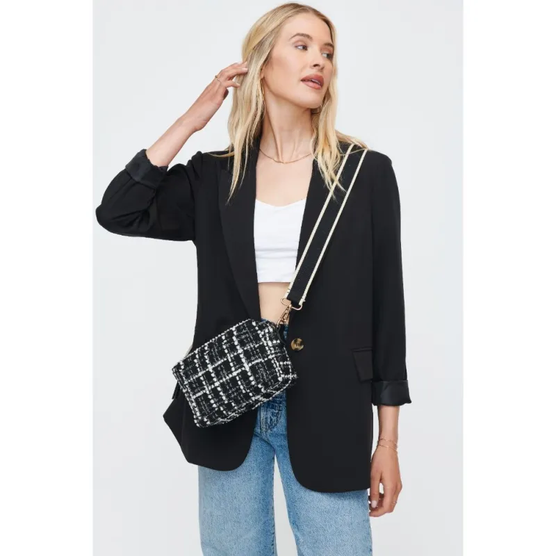 Skylie Tweed Crossbody made by Moda Luxe