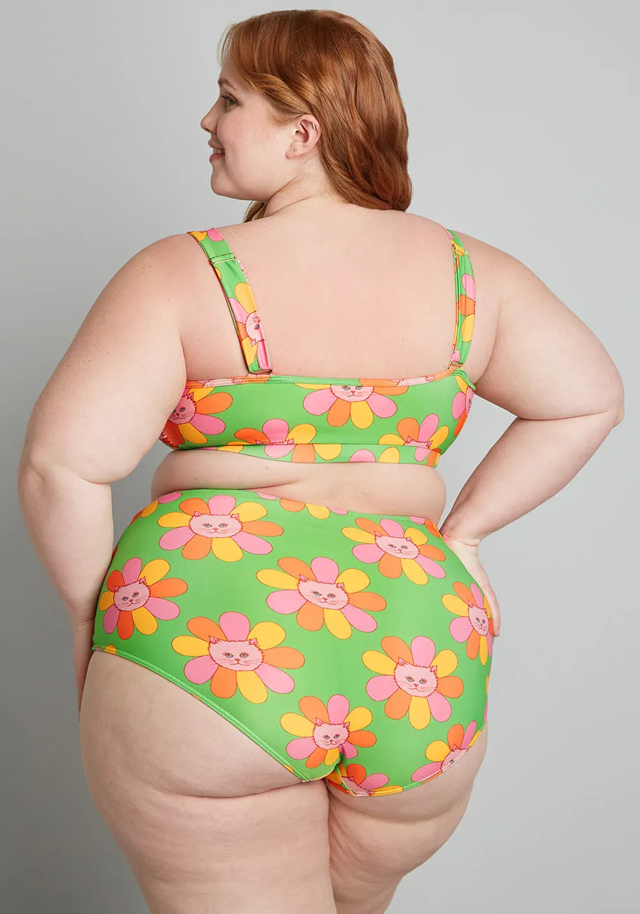 ModCloth x Marisol Muro The Sara High-Waisted Bikini Bottom sold by Modcloth product image thumbnail 2