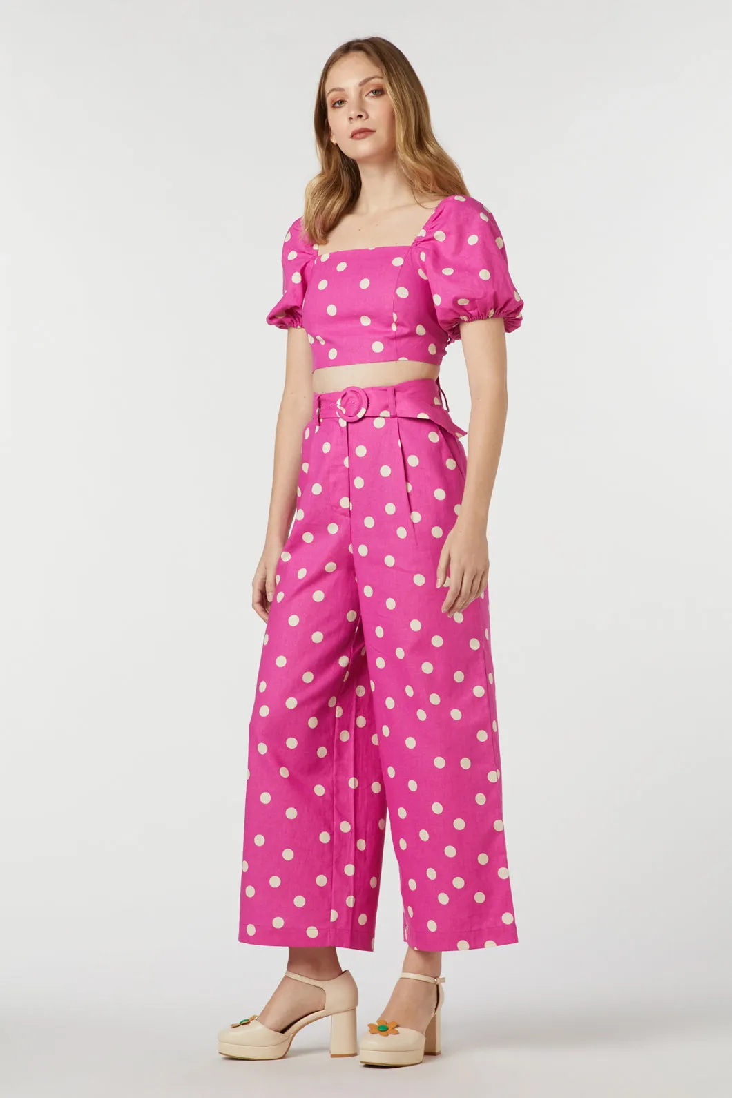 Lucy Polka Dot Crop Top sold by Modcloth product image thumbnail 4