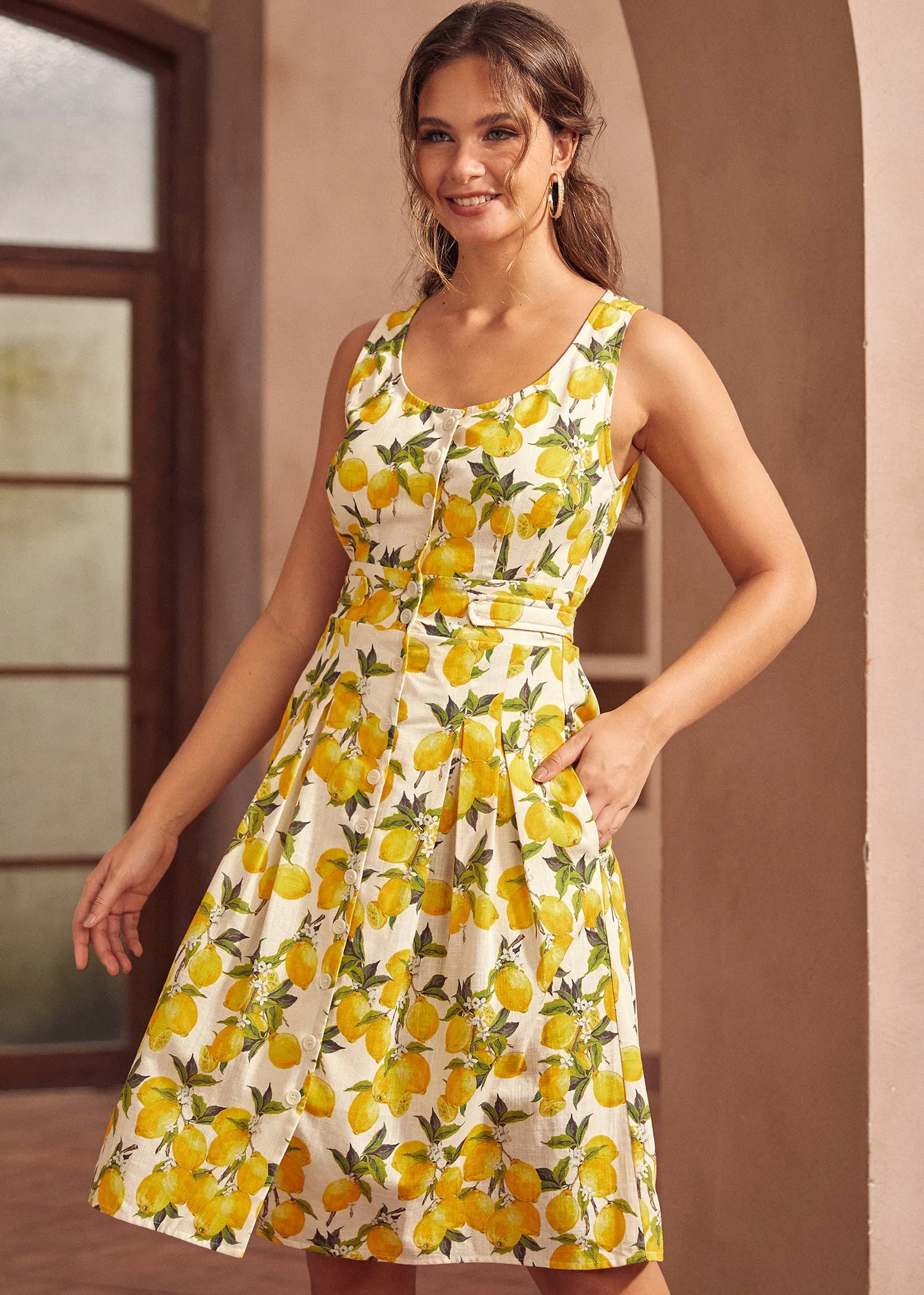 Seeking Out Sunshine Fit And Flare Dress sold by Modcloth product image thumbnail 3