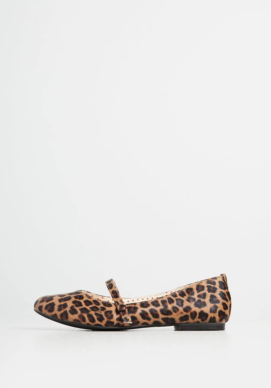 Leopard-on Me Mary Jane Flat sold by Modcloth product image thumbnail 2