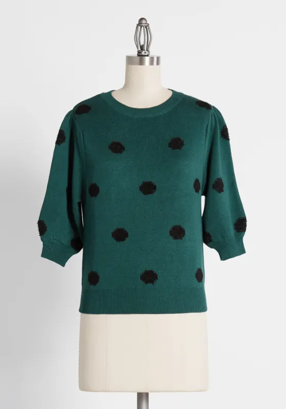 My Favorite Spots Pullover Sweater sold by Modcloth