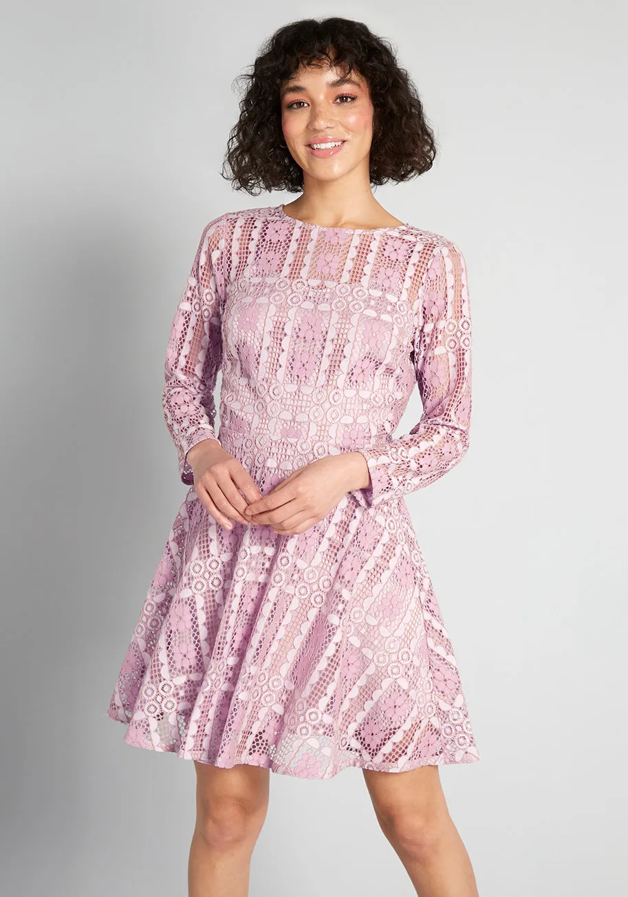Lace, Lady, Lace Fit and Flare Dress sold by Modcloth