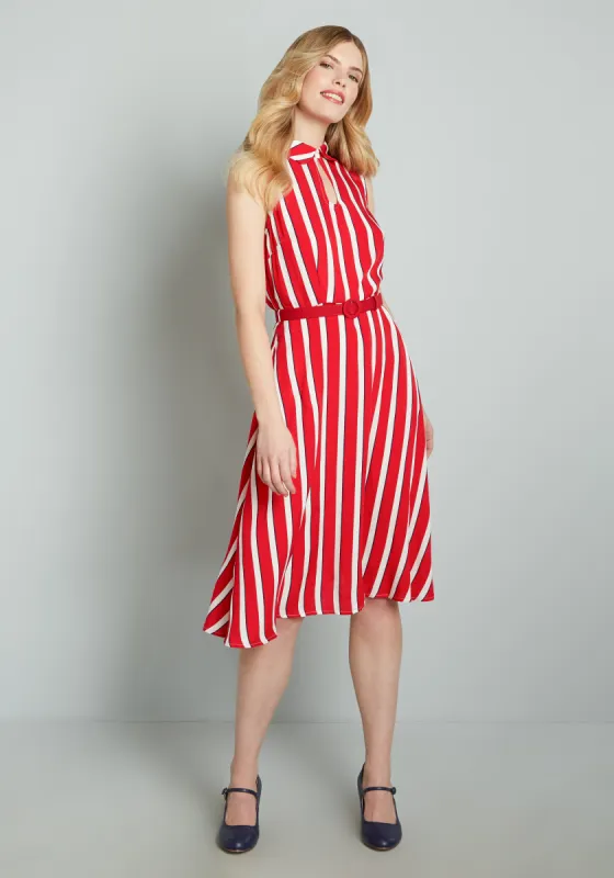 ModCloth x Collectif Posh Your Luck A-Line Dress (Final Sale) sold by Modcloth