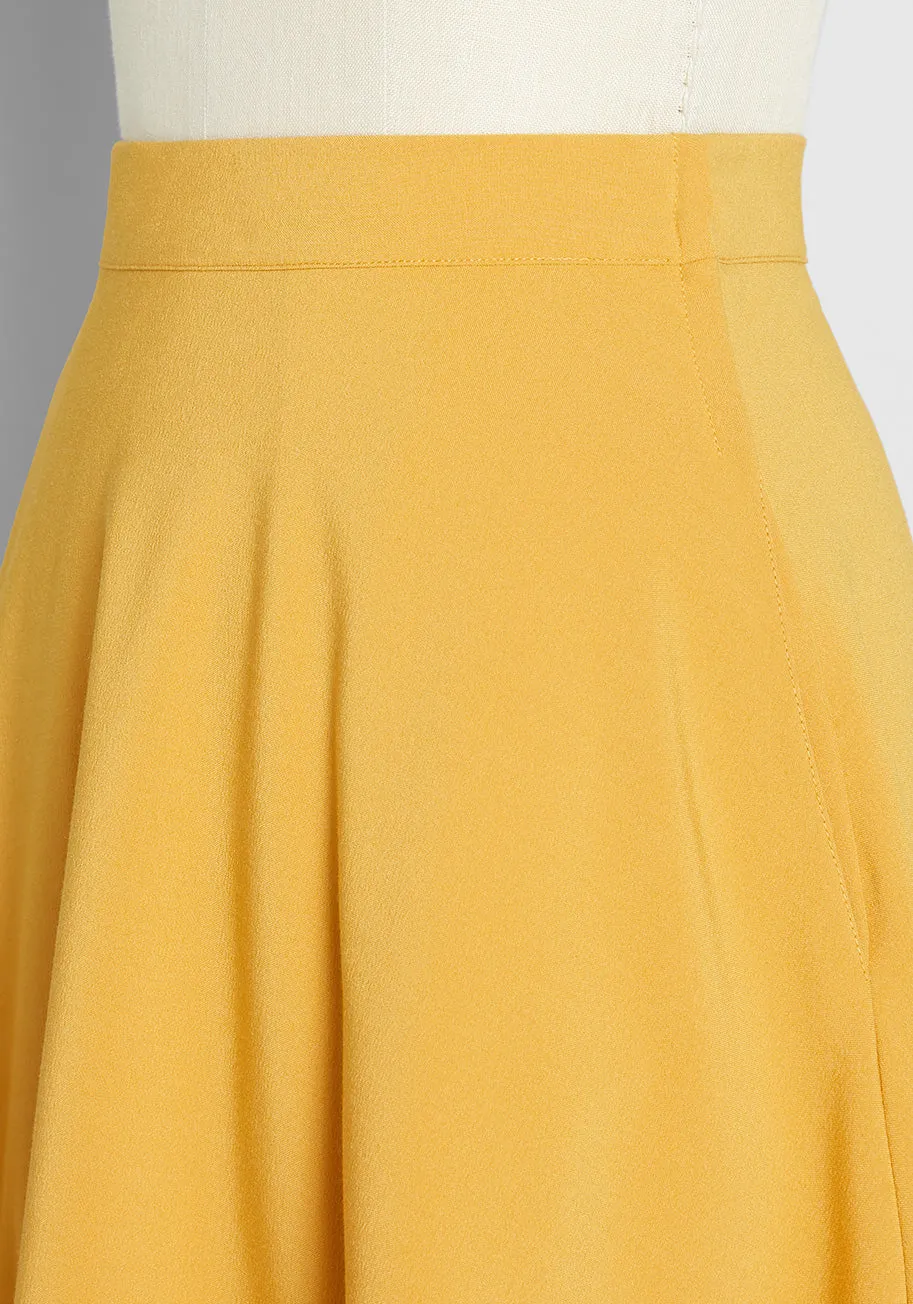 Just This Sway A-Line Skirt sold by Modcloth product image thumbnail 3