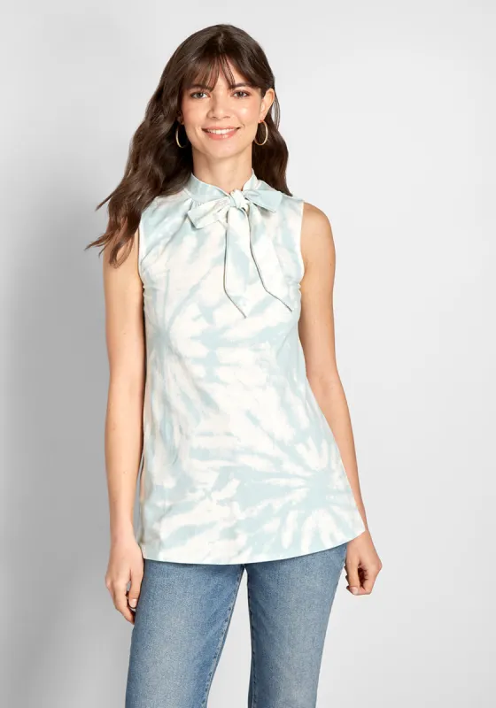 Earned Adulation Tie-Neck Top made by Modcloth