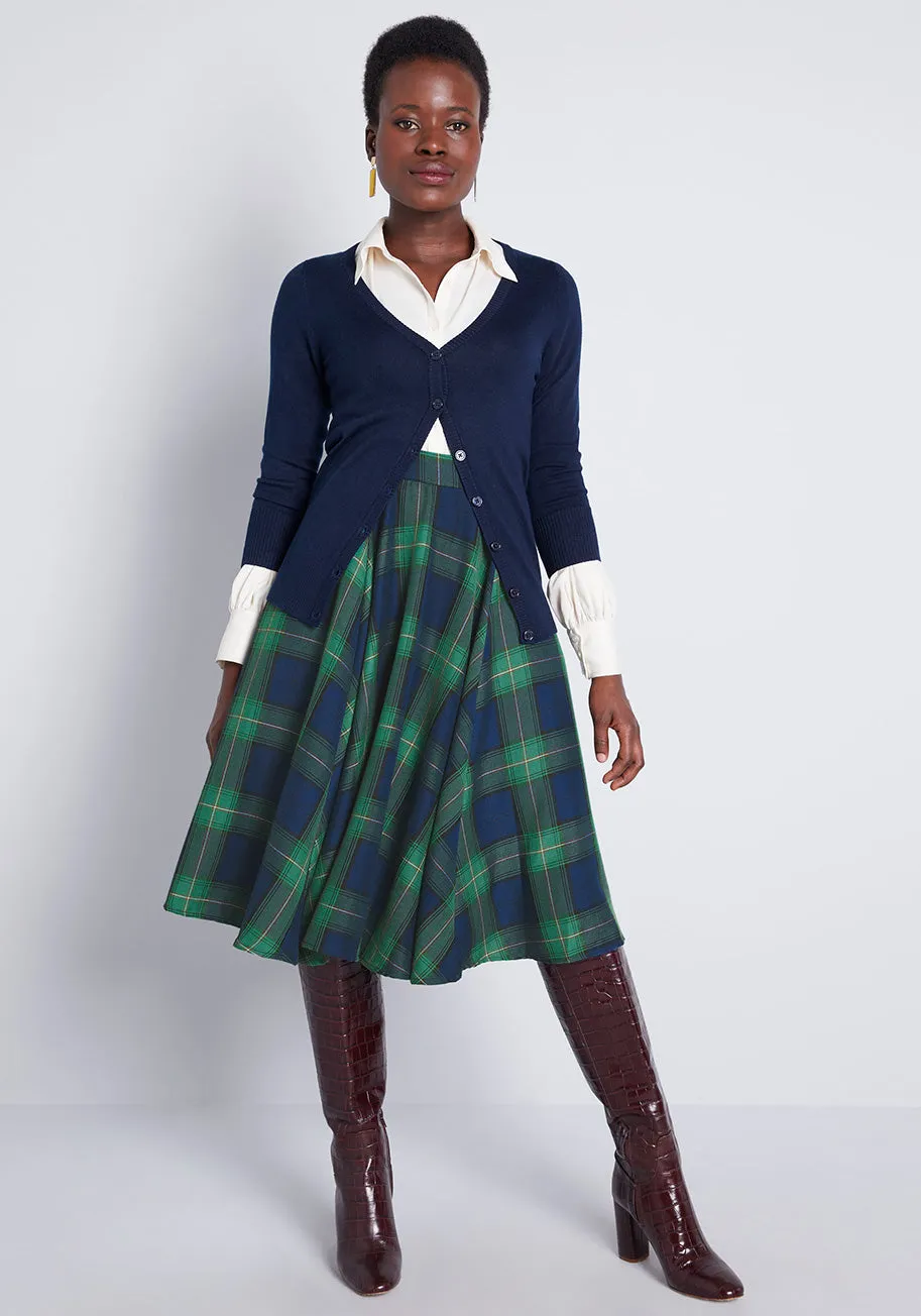 ModCloth x Collectif Swing This Way Midi Skirt sold by Modcloth product image thumbnail 3