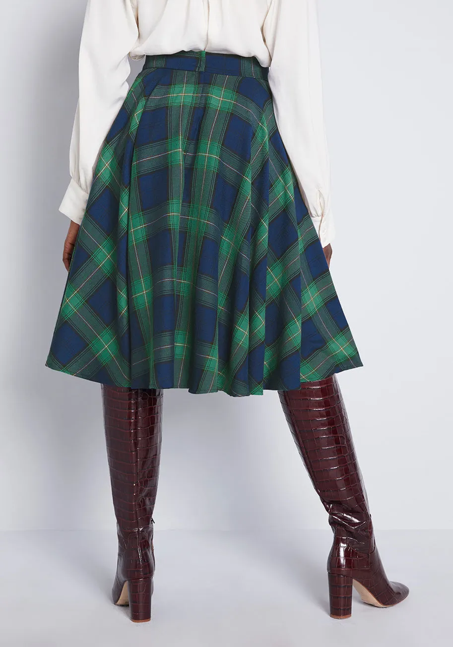ModCloth x Collectif Swing This Way Midi Skirt sold by Modcloth product image thumbnail 2