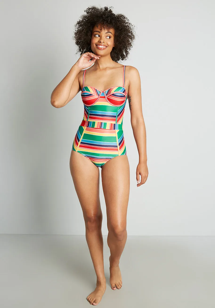 The Pippa One-Piece Swimsuit sold by Modcloth product image thumbnail 3