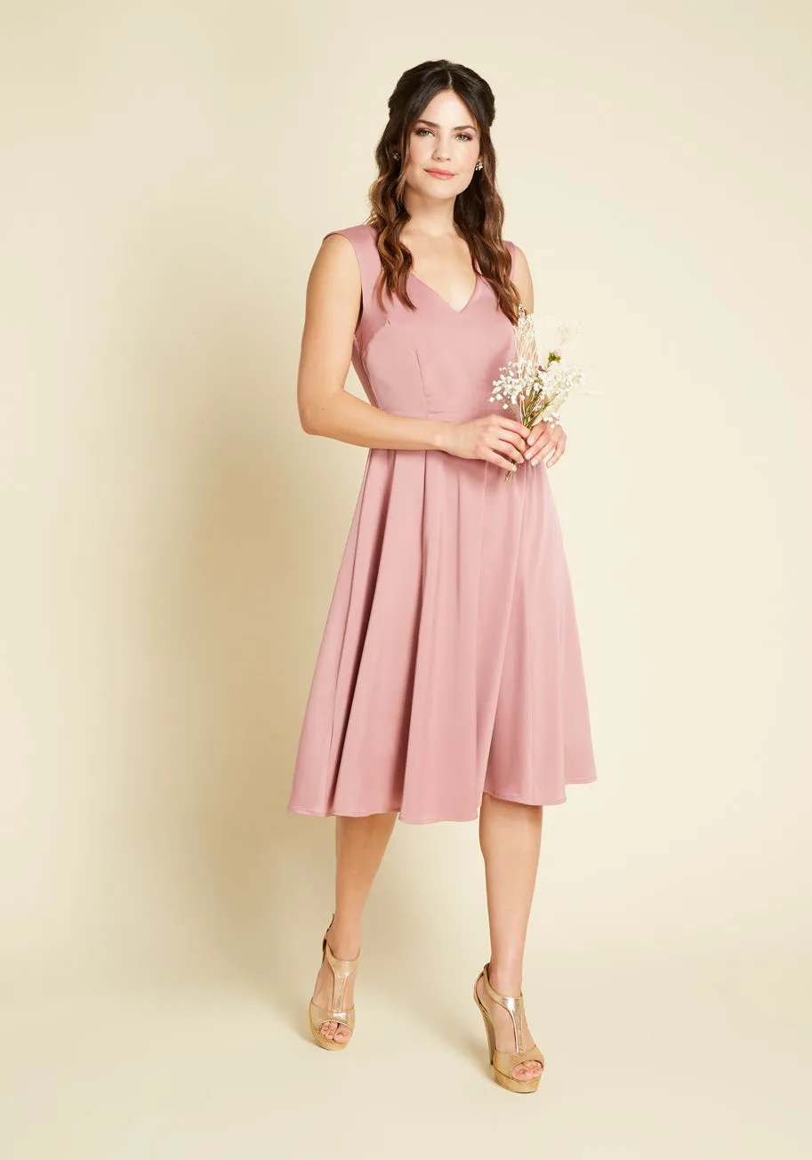 Your Luxe-y Day Satin Midi Dress sold by Modcloth product image thumbnail 3