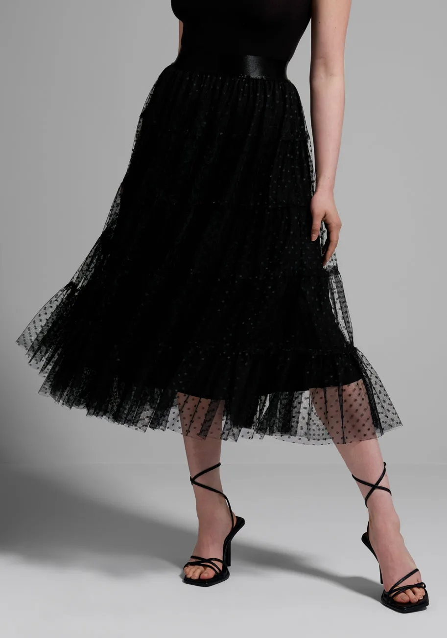 All The Sway Tulle Midi Skirt sold by Modcloth