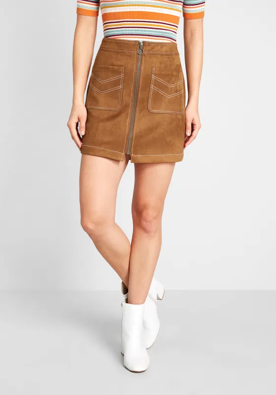 Gotta Good Feeling Mini Skirt sold by Modcloth