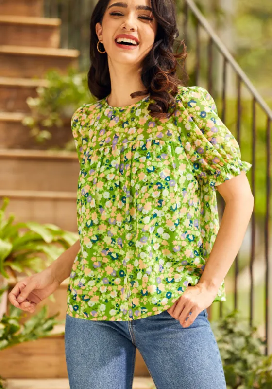 A Gorgeous Gathering Smock Top made by Modcloth