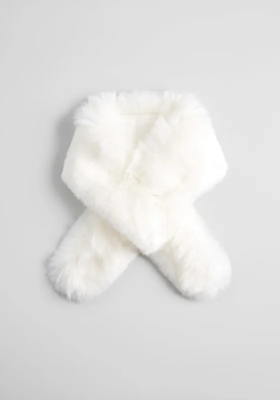 Snow Kitten Faux-Fur Scarf sold by Modcloth