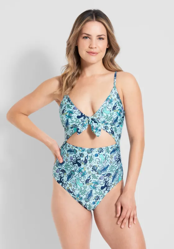The Siena One-Piece Swimsuit made by Modcloth