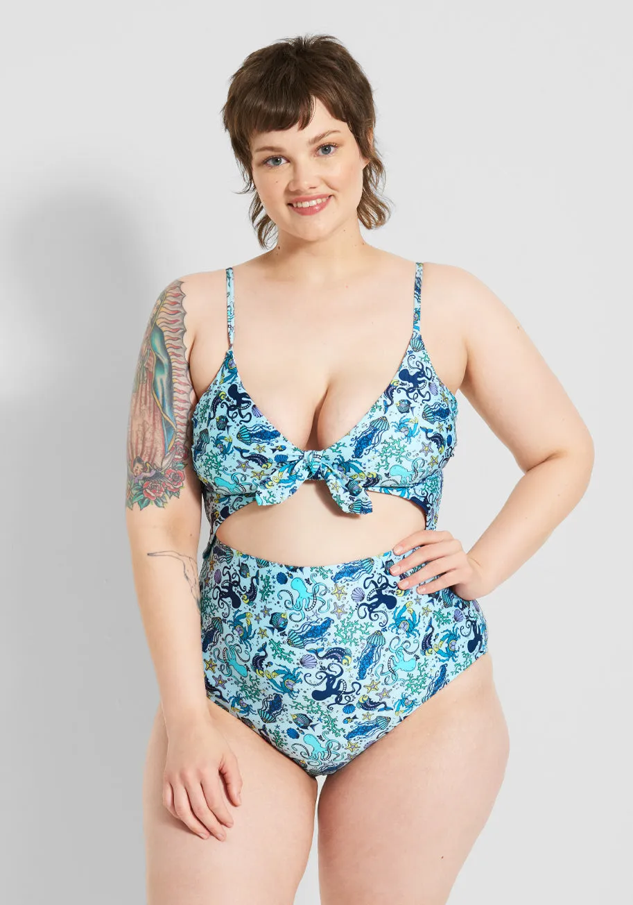 The Siena One-Piece Swimsuit sold by Modcloth product image thumbnail 5